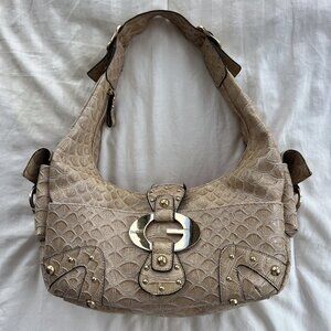Y2K Vintage Guess Tan Hobo Bag